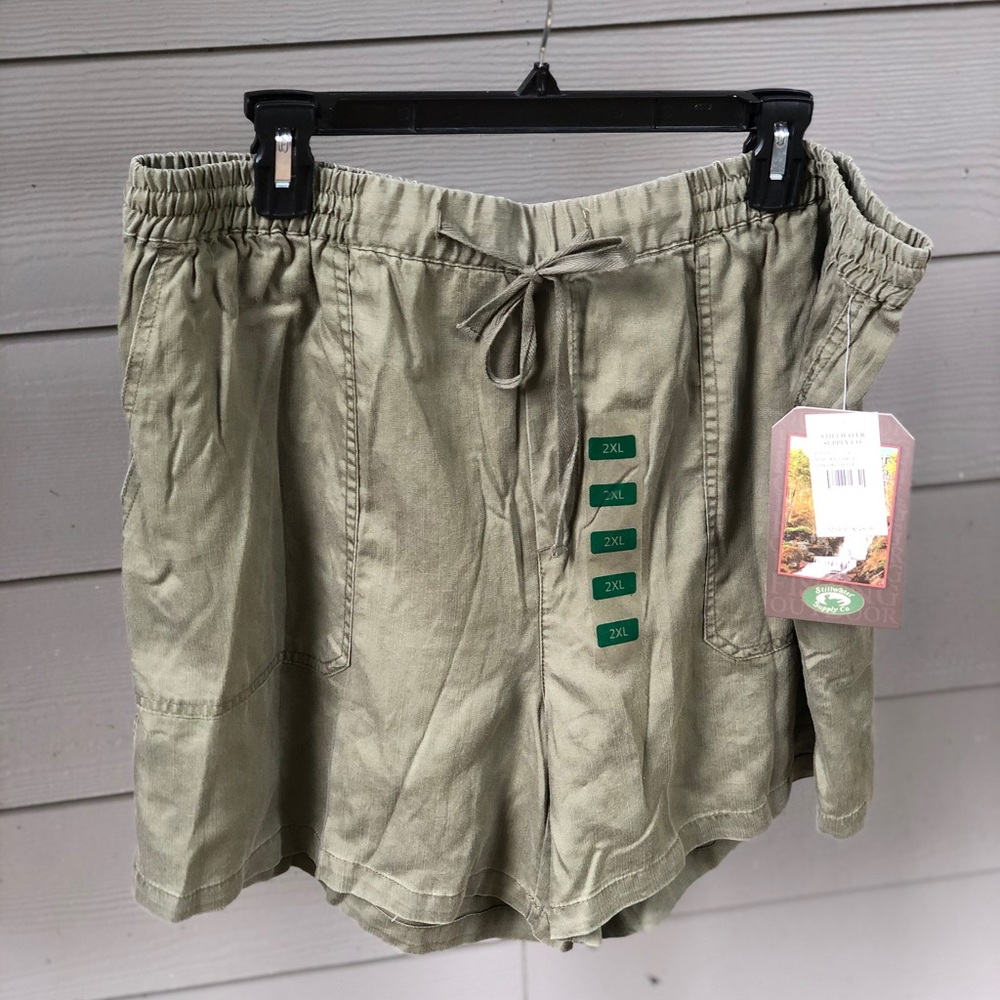 Stillwater Green Shorts